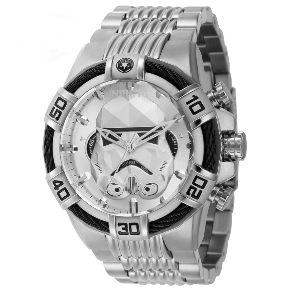 Invicta Star Wars Stormtrooper Men's Watch 50mm, Stainless Steel New In Box